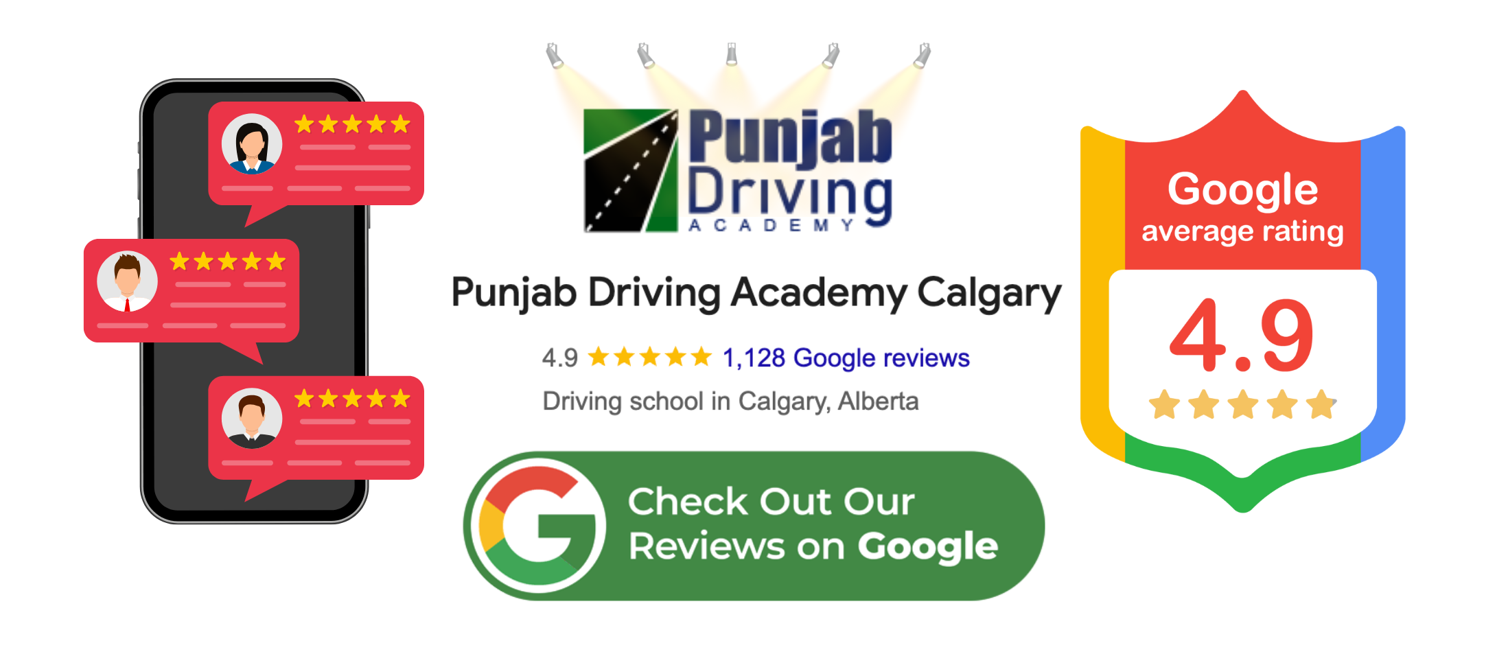 Google Reviews Punjab Driving Academy - Best Driving School Calgary